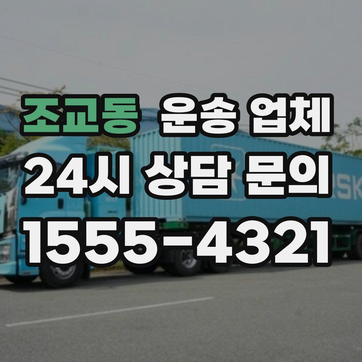 조교동 운송 업체 현실적인 선택 기준 총정리