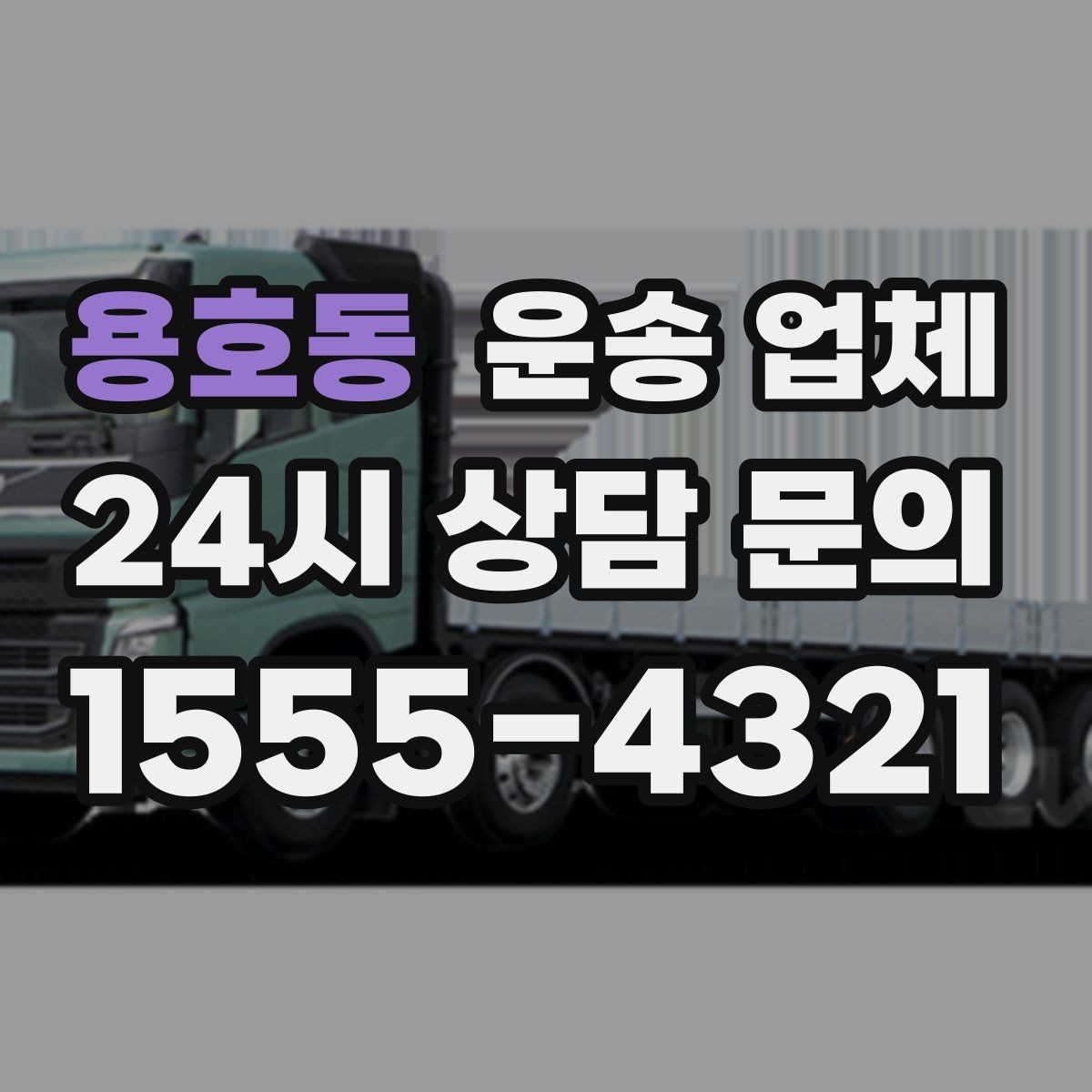용호동 운송 업체 일정 조율 시 유리한 기준