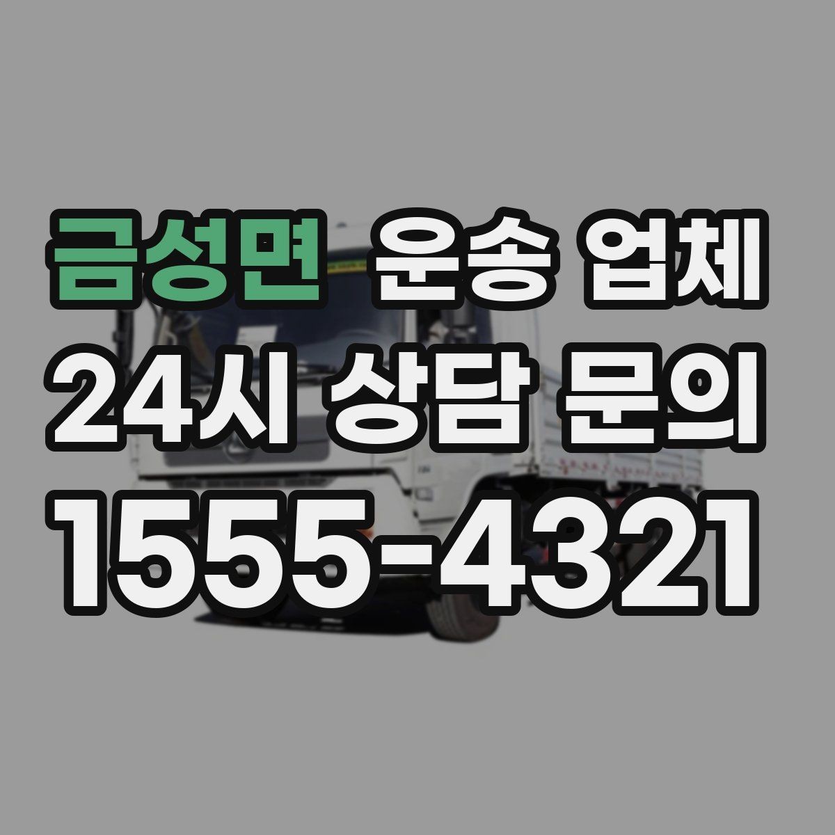 금성면 운송 업체 즉시 배차 가능한 조건