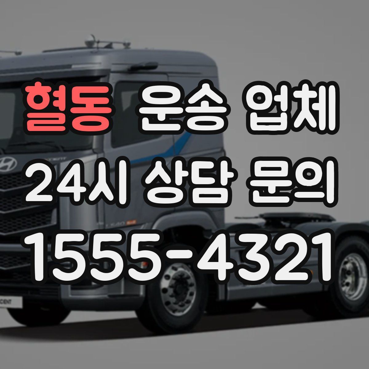 혈동 운송 업체