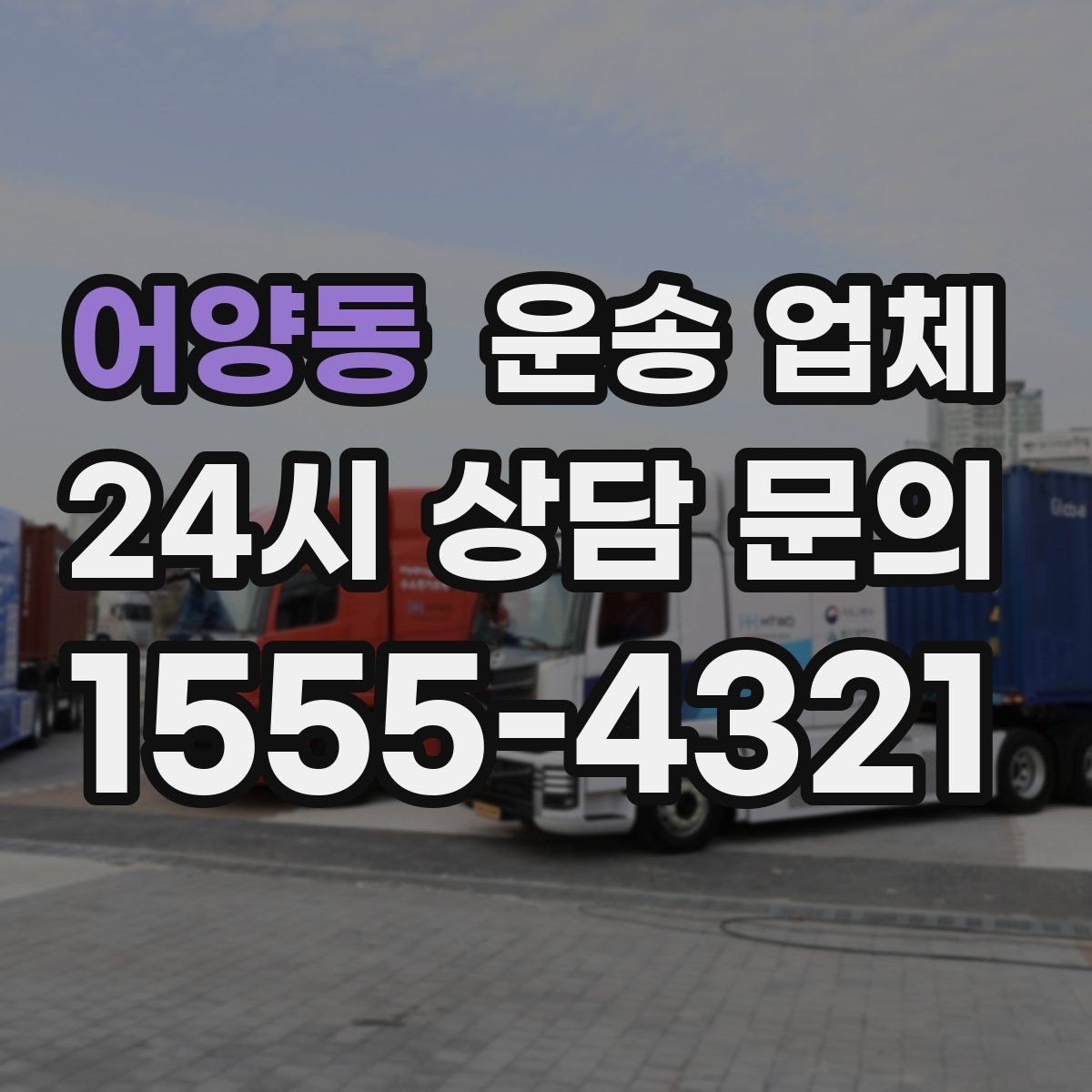 어양동 운송 업체 처음 이용할 때 알아두면 좋은 정보