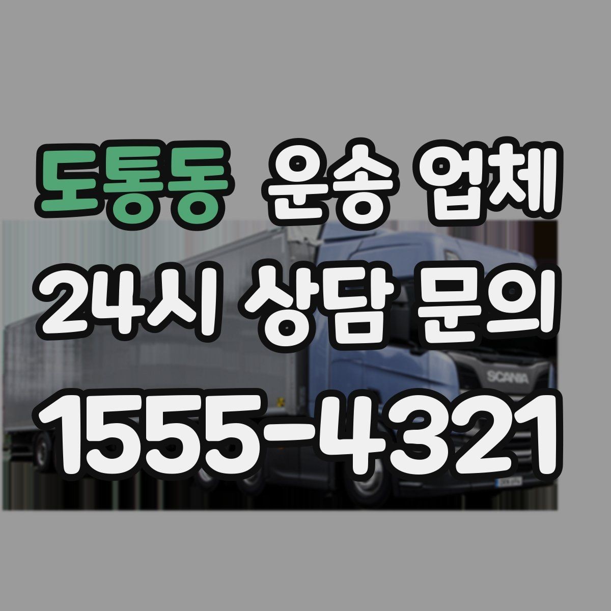 도통동 운송 업체 1톤부터 대형 차량까지 선택 기준