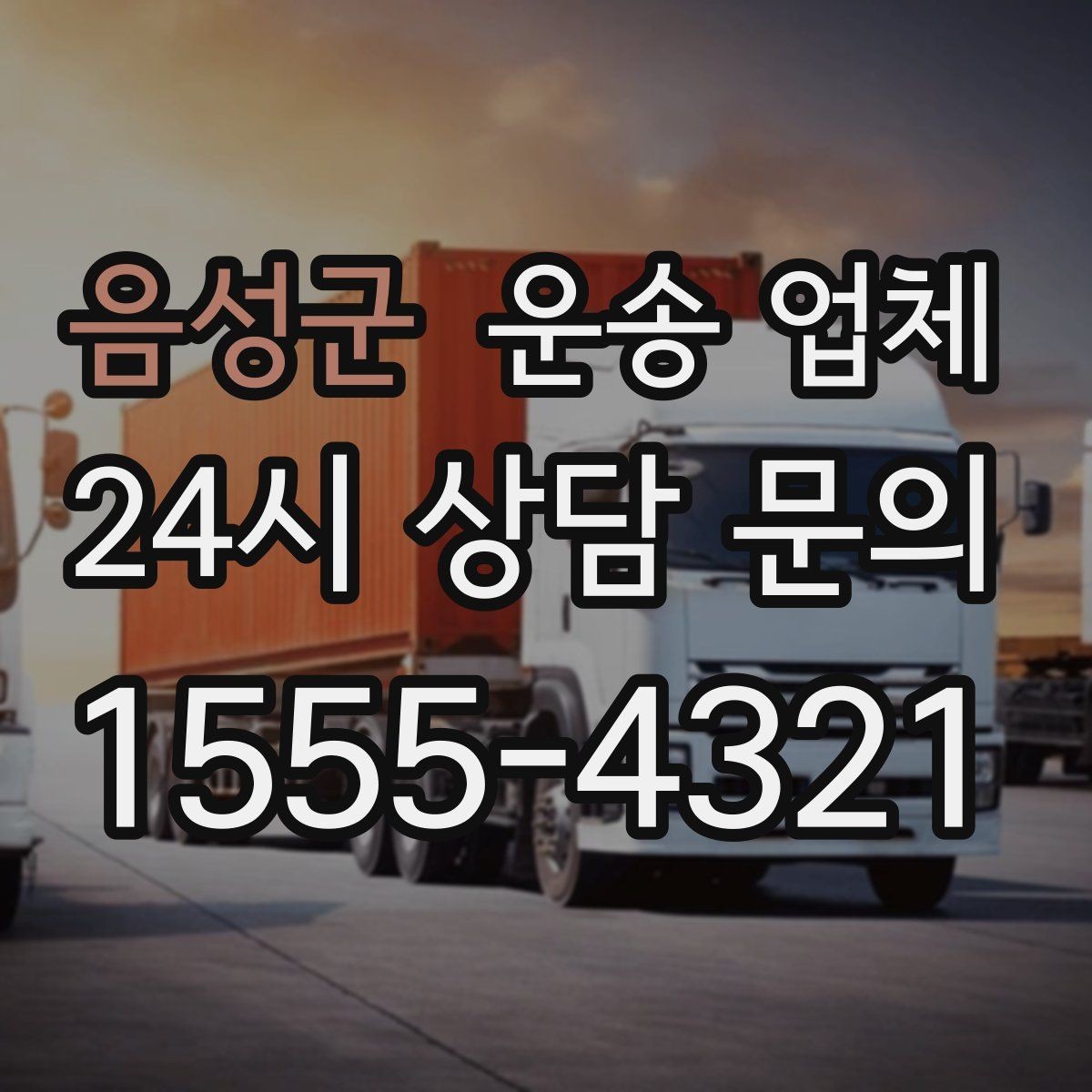음성군 운송 업체 저렴한 견적의 숨은 조건 확인