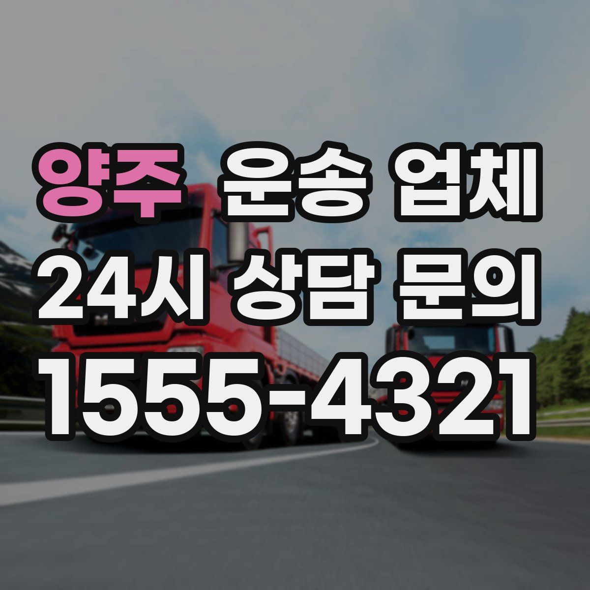 양주 운송 업체