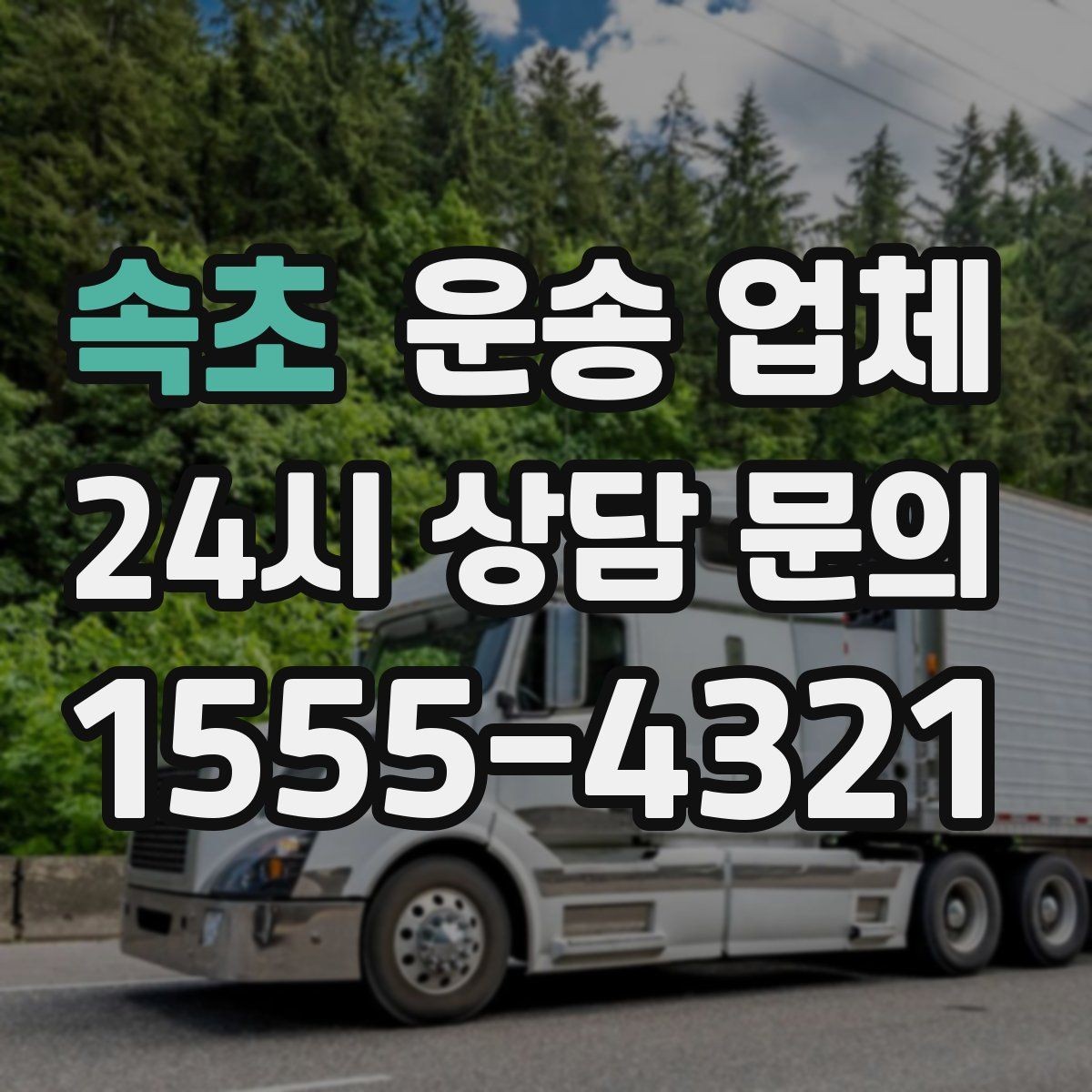 속초 운송 업체 평일 이용이 유리한 이유