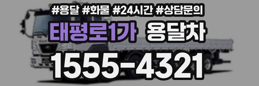 태평로1가 용달차