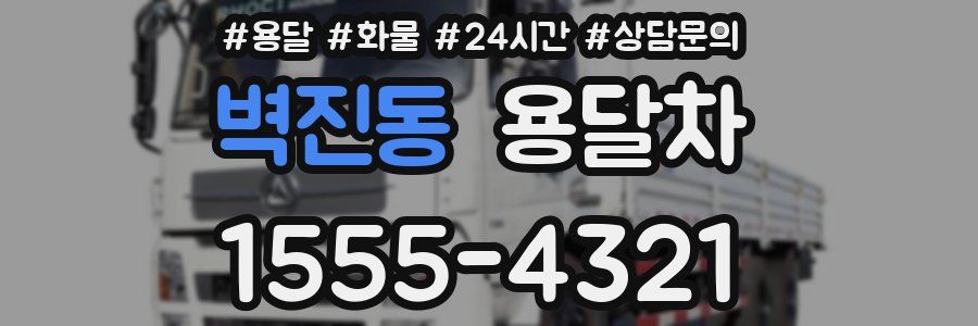 벽진동 용달차