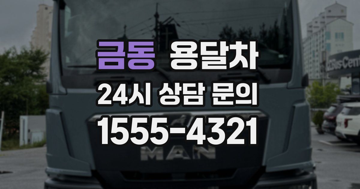 금동 용달차
