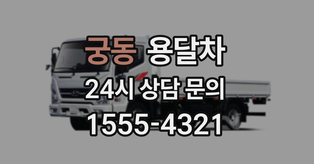 궁동 용달차