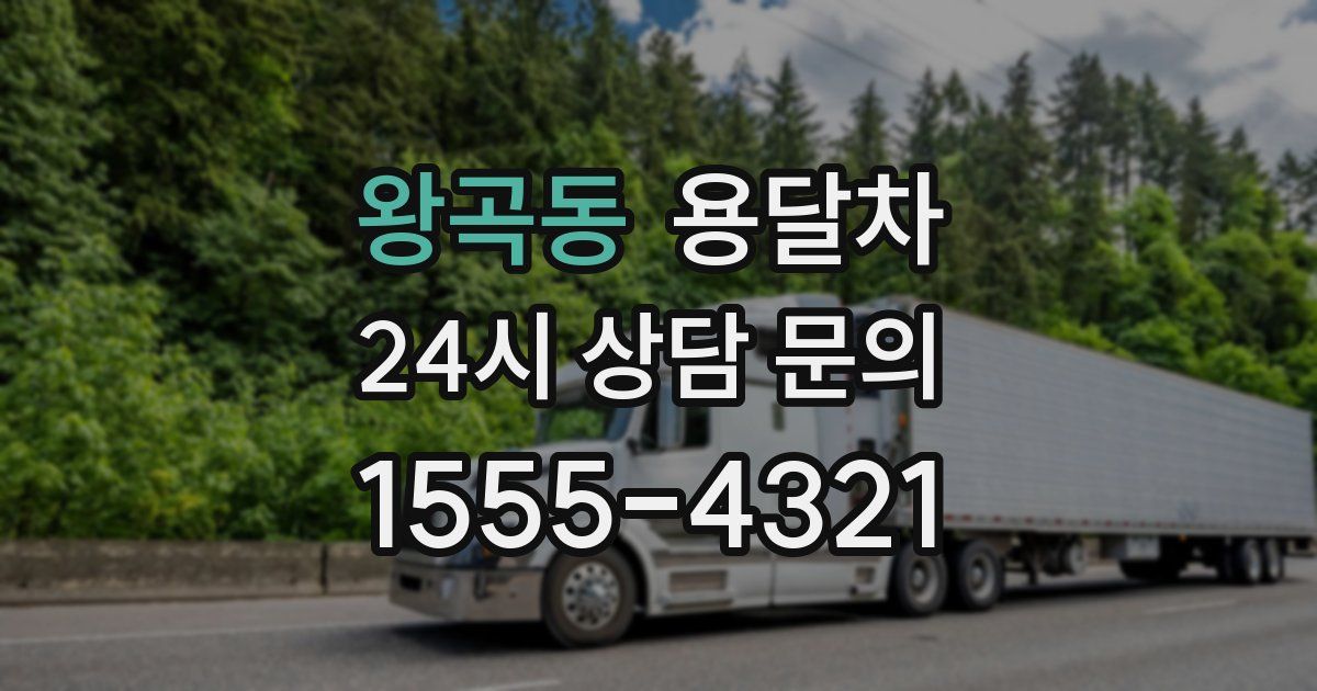 왕곡동 용달차