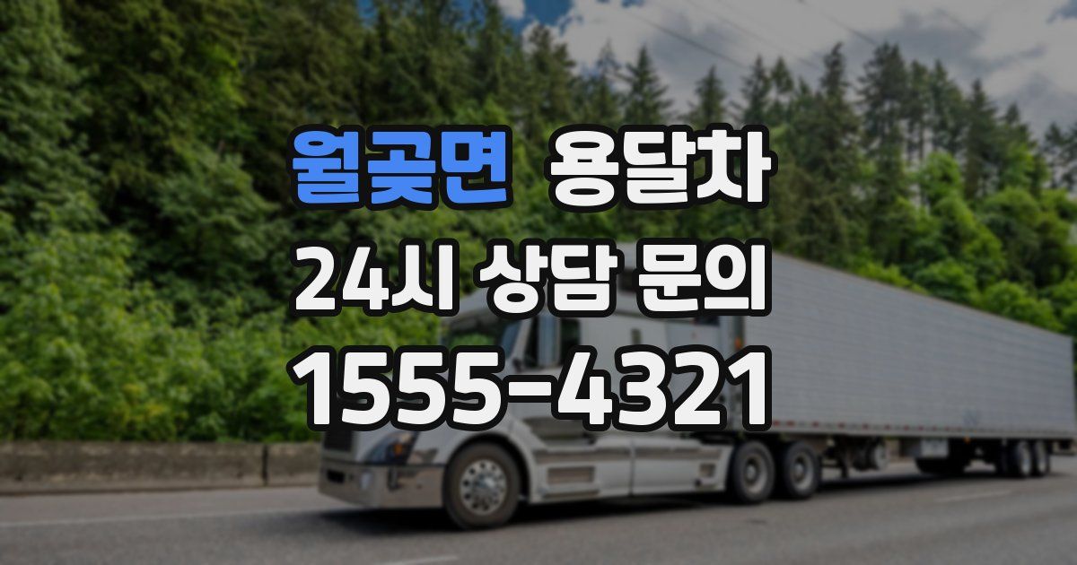 월곶면 용달차
