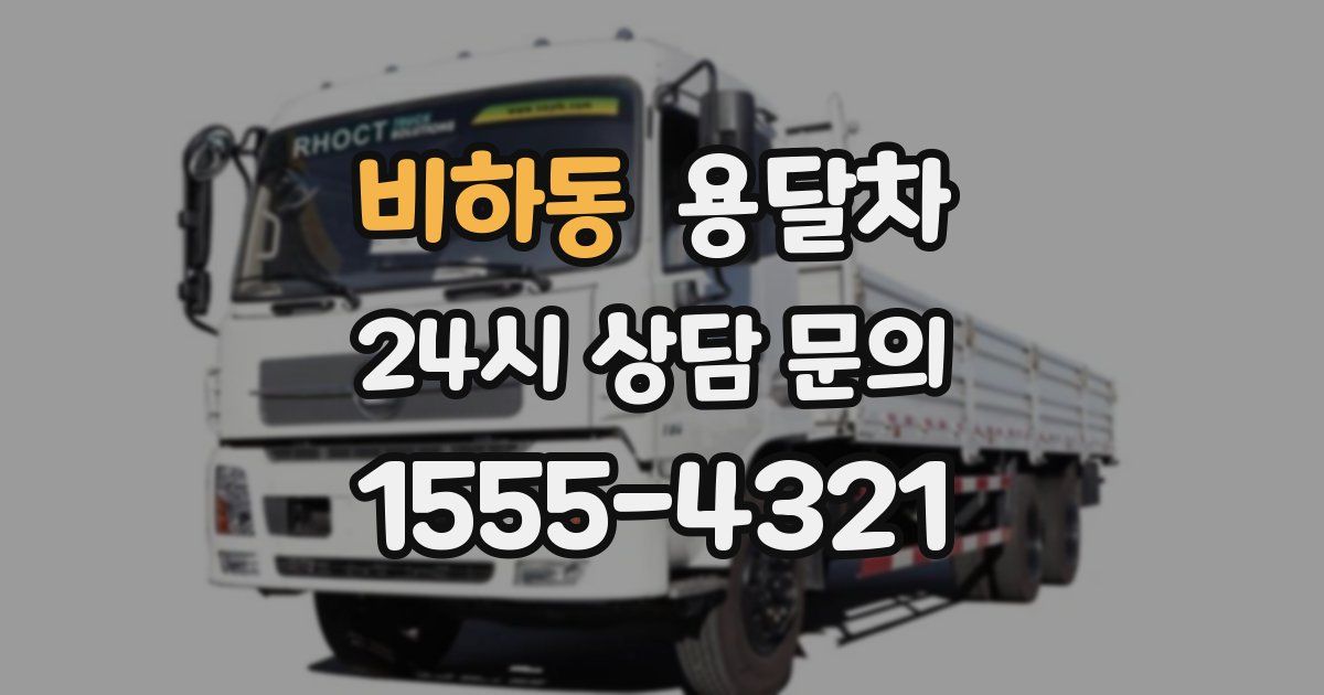 비하동 용달차