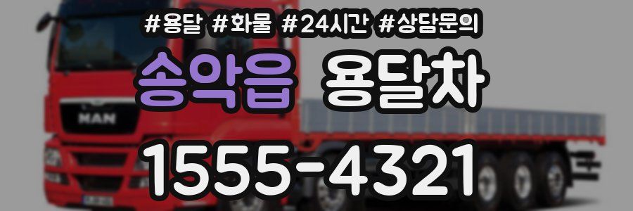송악읍 용달차