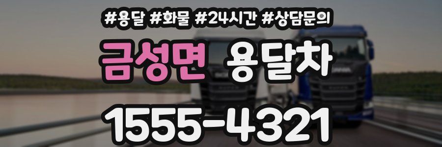 금성면 용달차