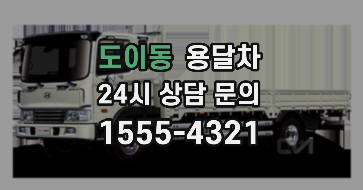 도이동 용달차