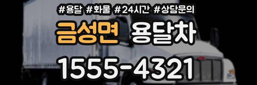 금성면 용달차