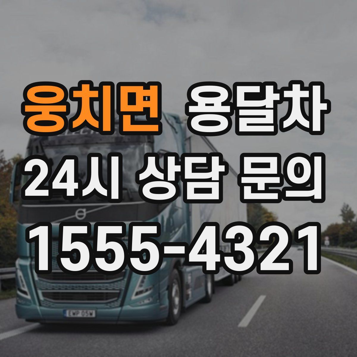웅치면 용달차