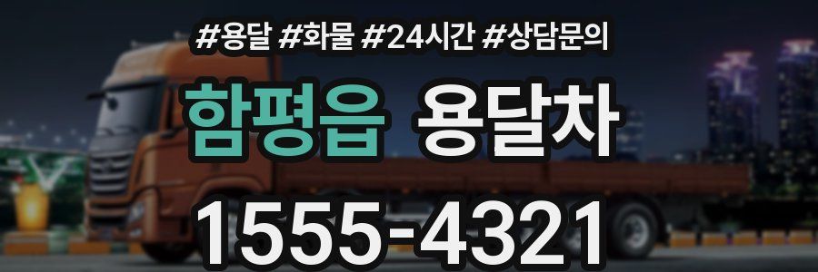 함평읍 용달차