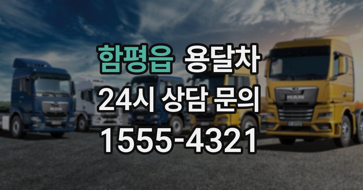 함평읍 용달차