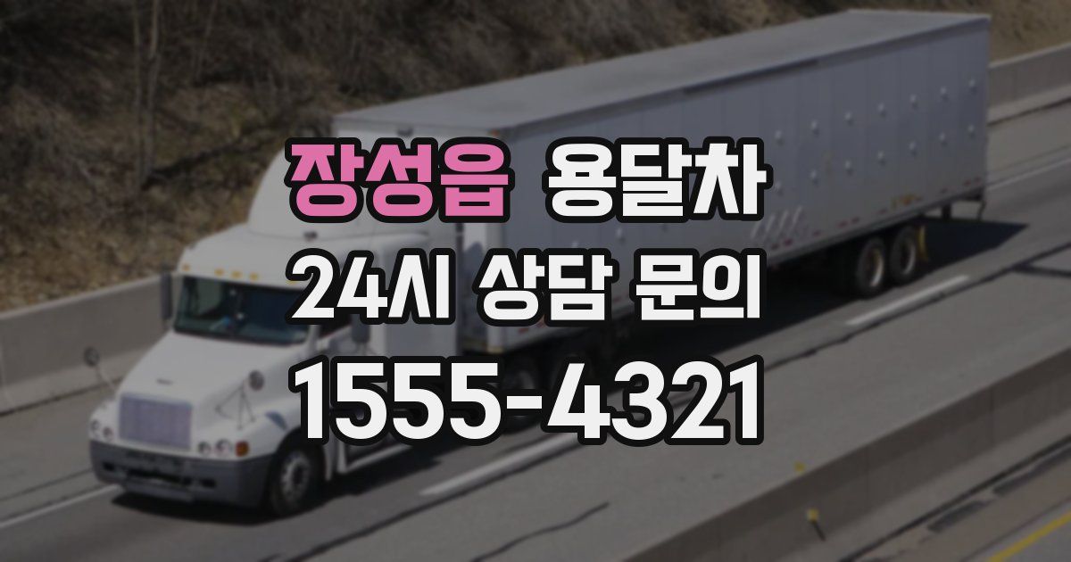 장성읍 용달차