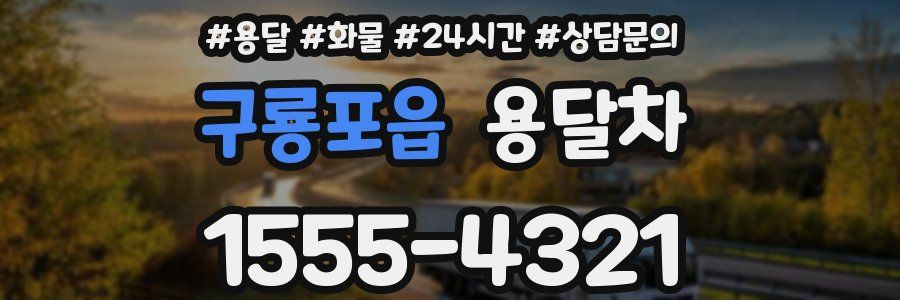 구룡포읍 용달차