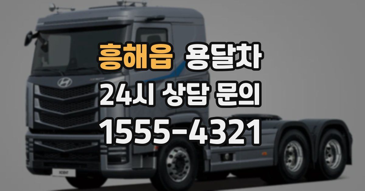 흥해읍 용달차