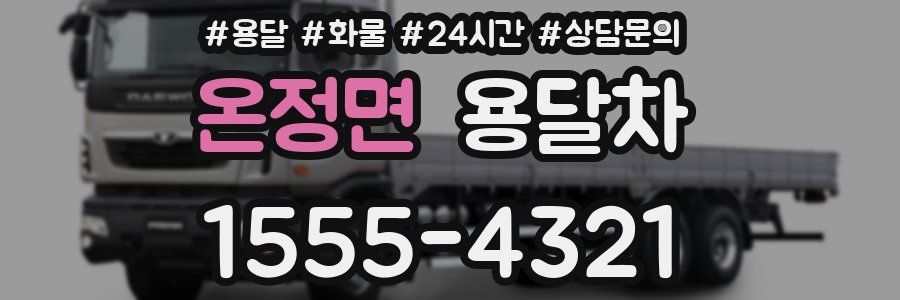 온정면 용달차