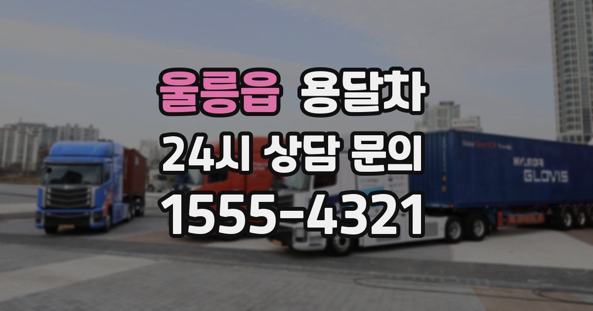 울릉읍 용달차