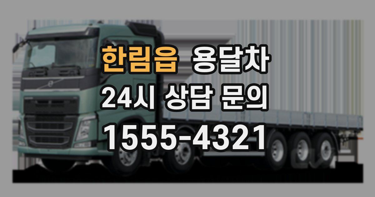 한림읍 용달차
