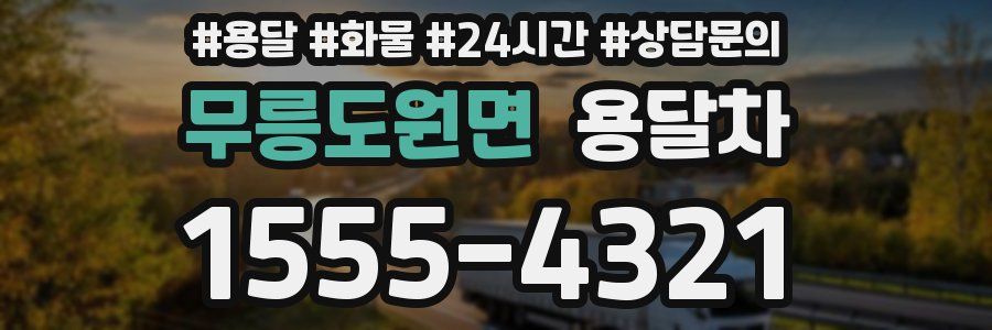무릉도원면 용달차