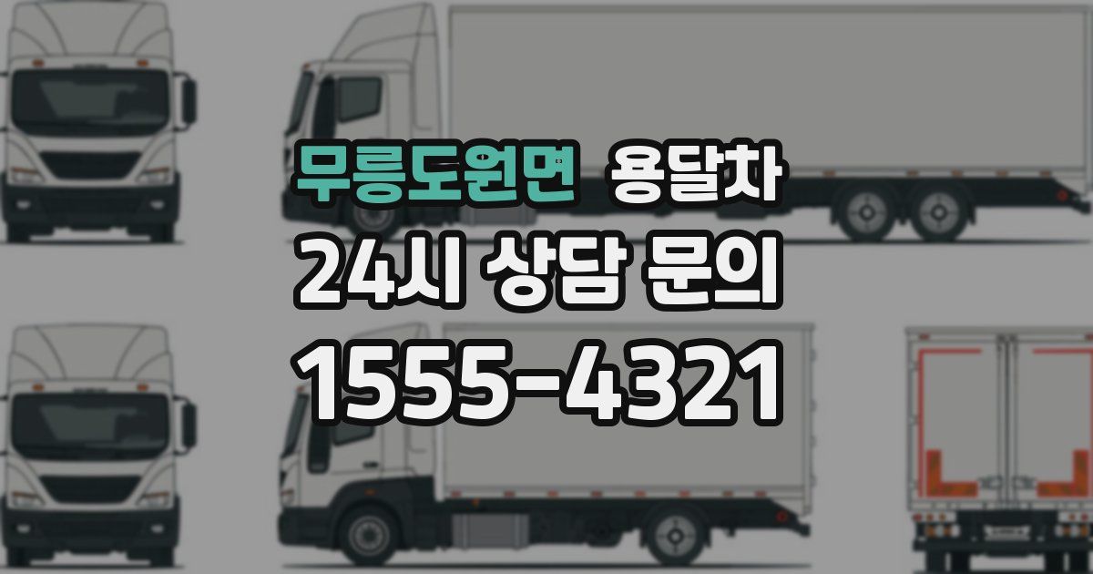 무릉도원면 용달차