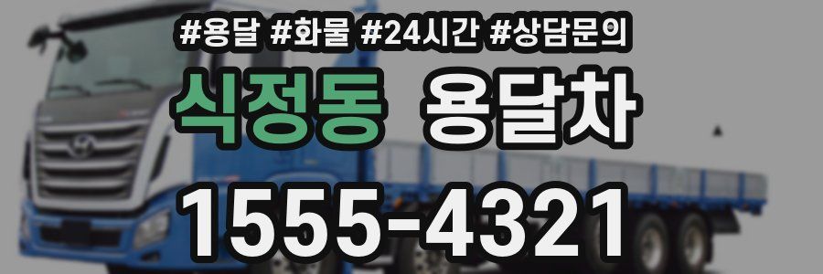 식정동 용달차
