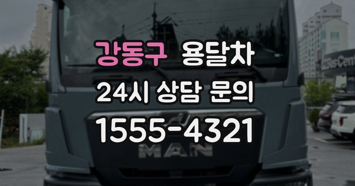 강동구 용달차