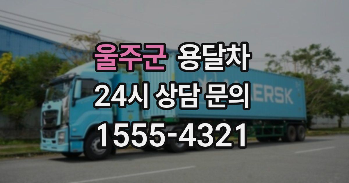 울주군 용달차