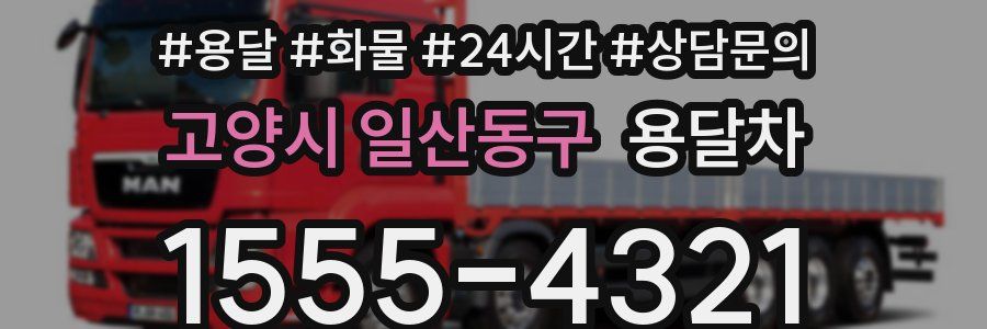고양시 일산동구 용달차
