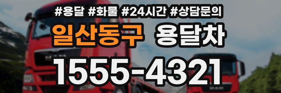 일산동구 용달차