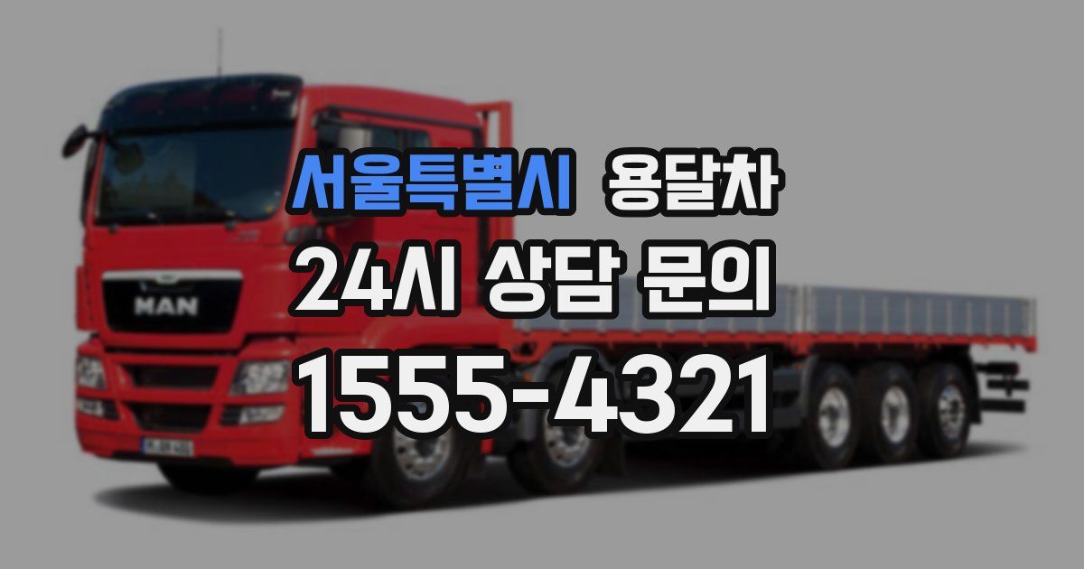 서울특별시 용달차