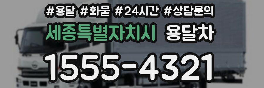 세종특별자치시 용달차