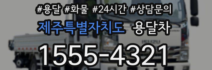 제주특별자치도 용달차