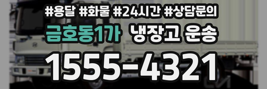 금호동1가 냉장고 운송