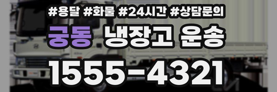 궁동 냉장고 운송