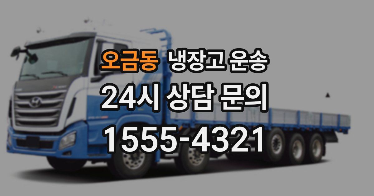 오금동 냉장고 운송