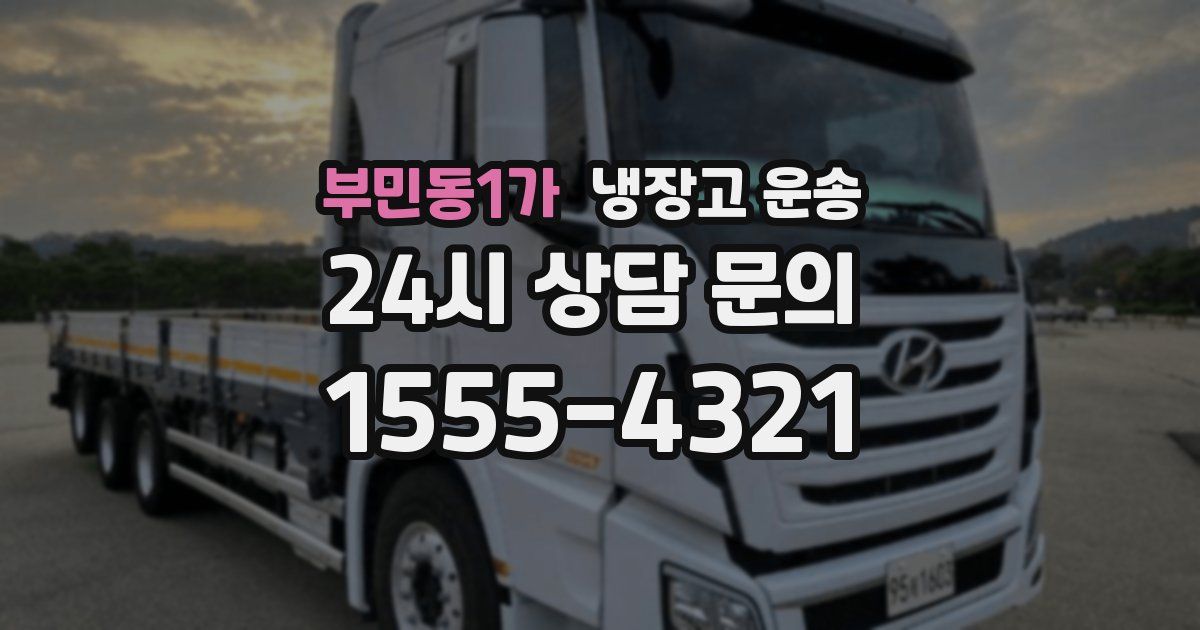 부민동1가 냉장고 운송