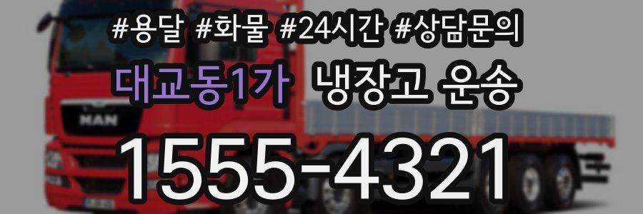 대교동1가 냉장고 운송