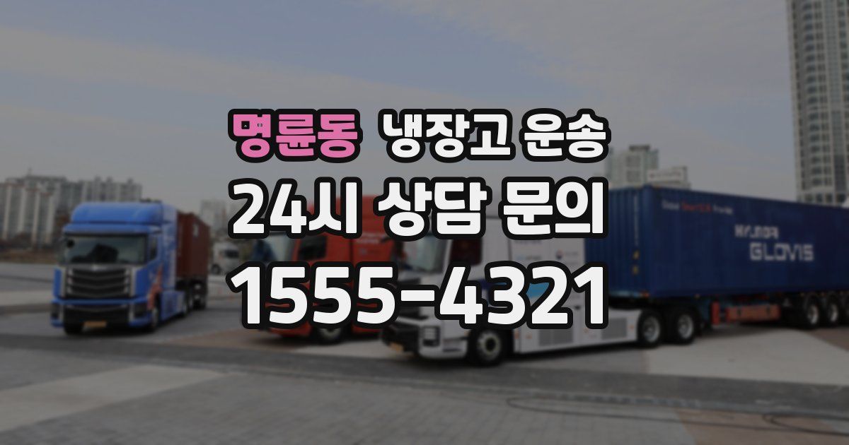 명륜동 냉장고 운송