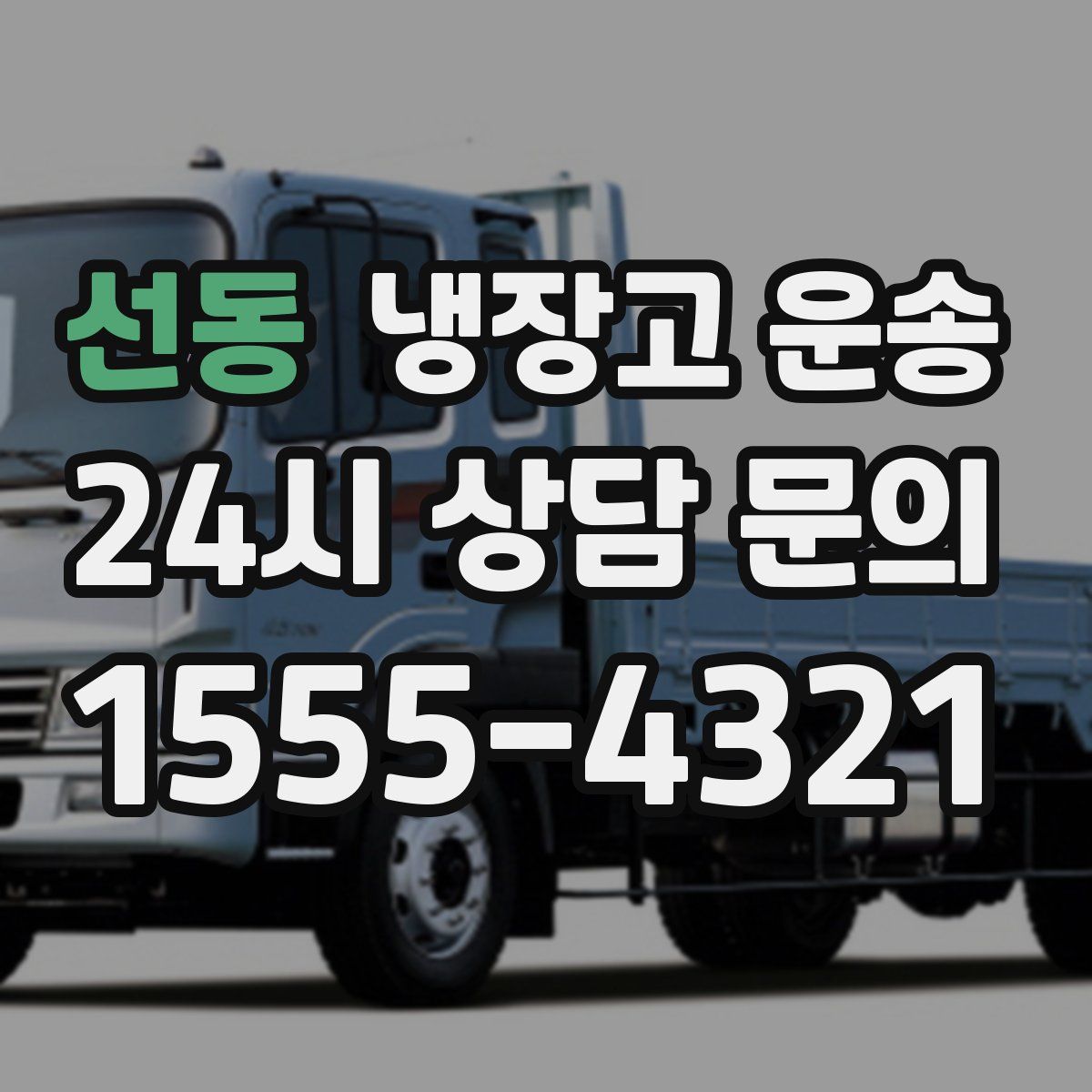 선동 냉장고 운송