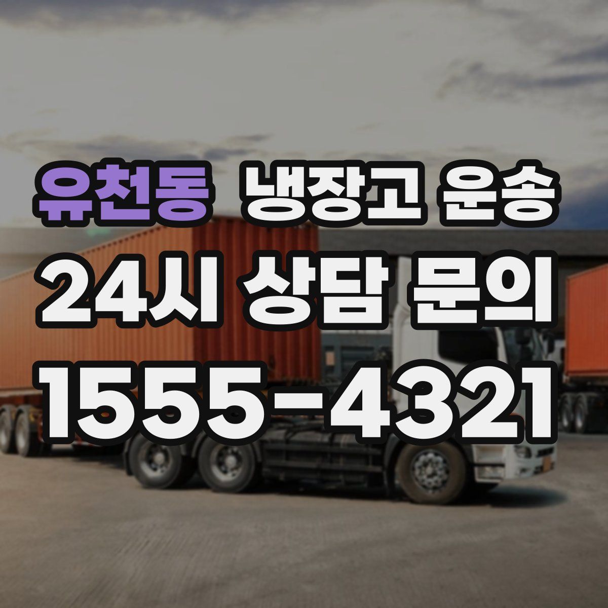유천동 냉장고 운송