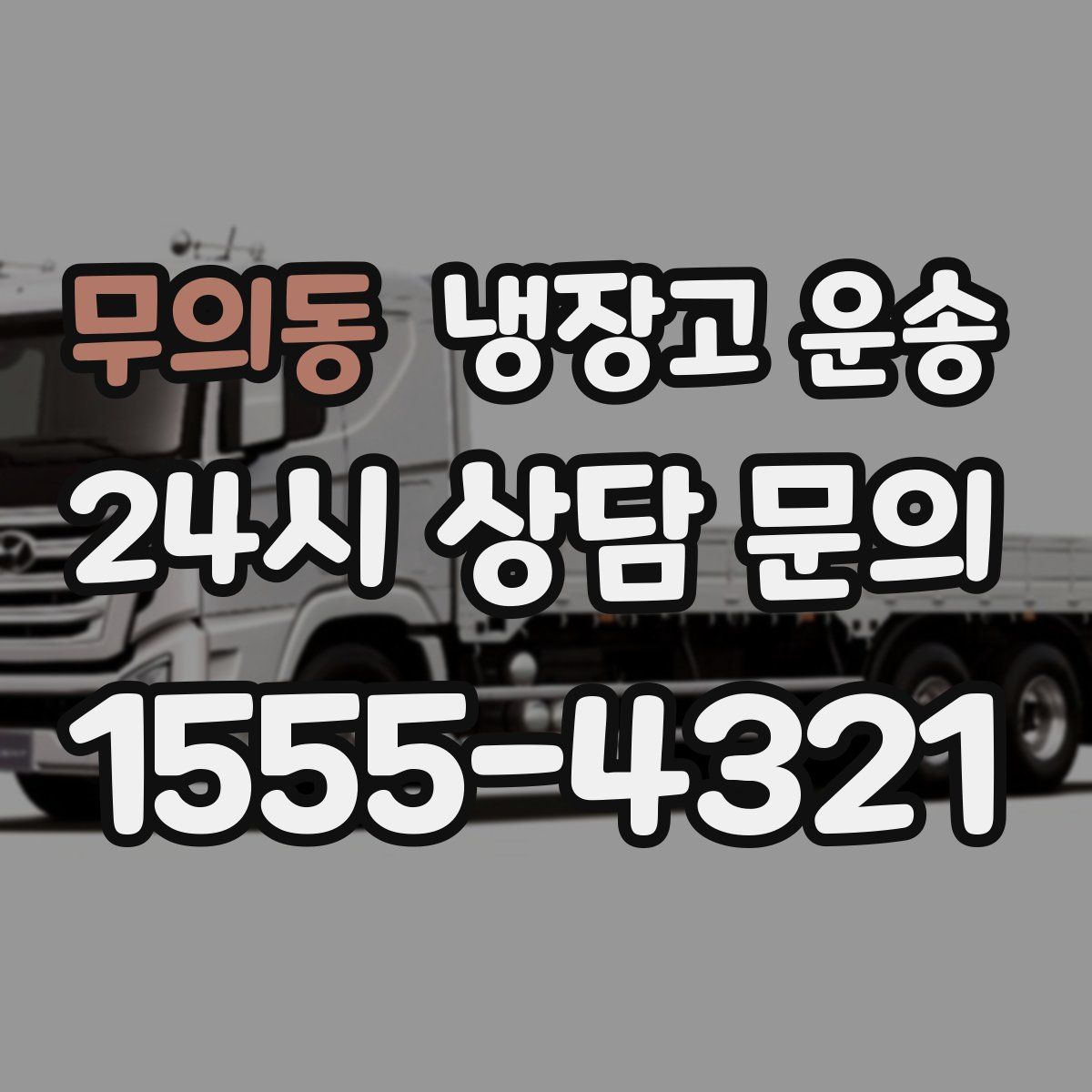 무의동 냉장고 운송