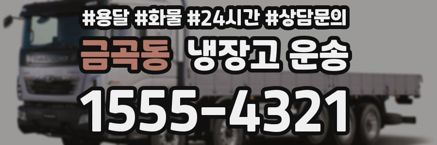 금곡동 냉장고 운송