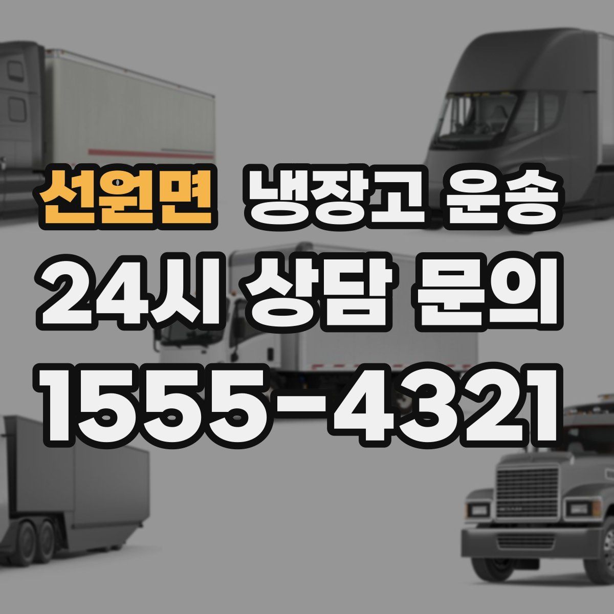 선원면 냉장고 운송